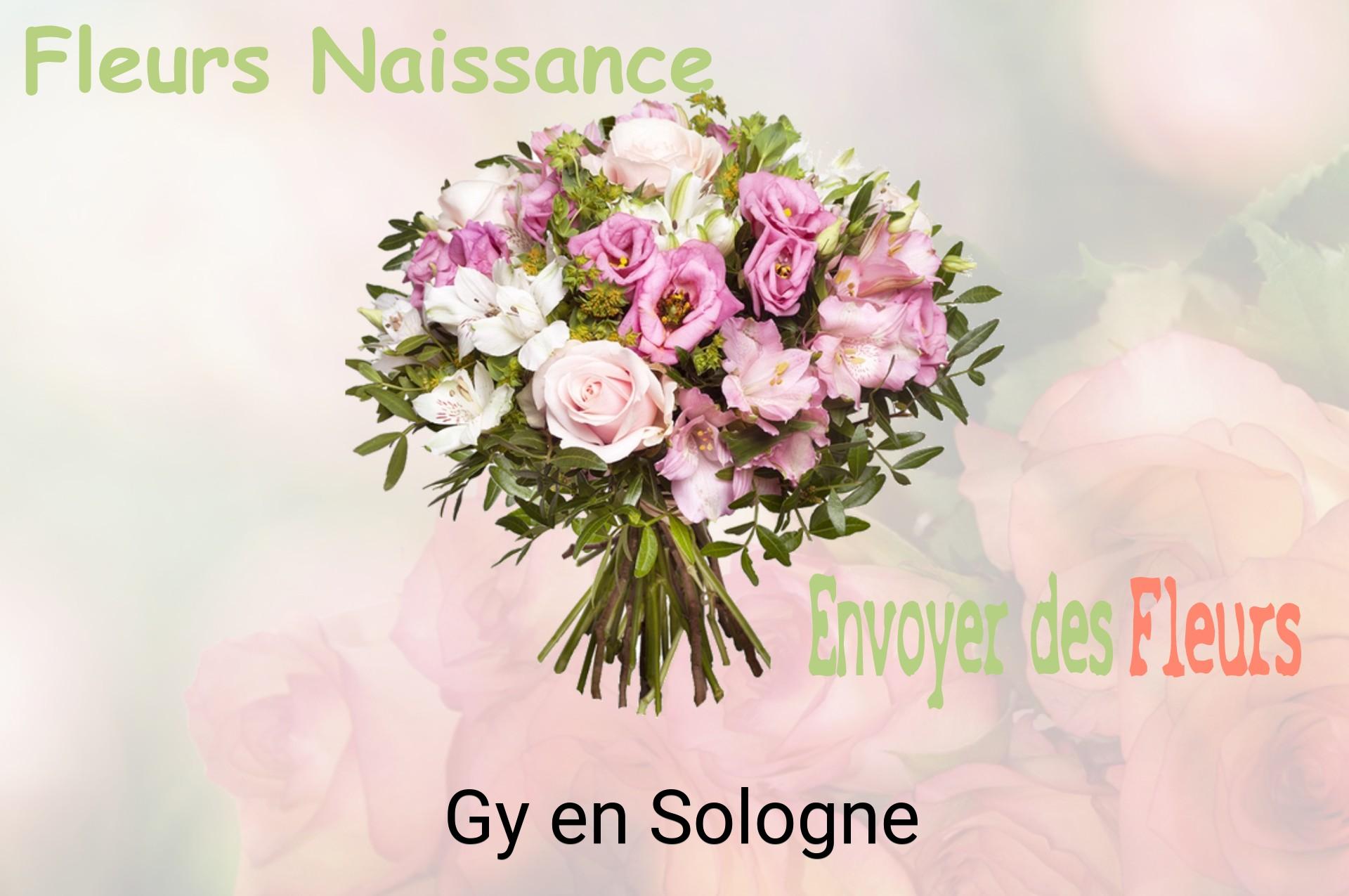 Bouquet de fleurs de naissance livré à Gy-en-Sologne